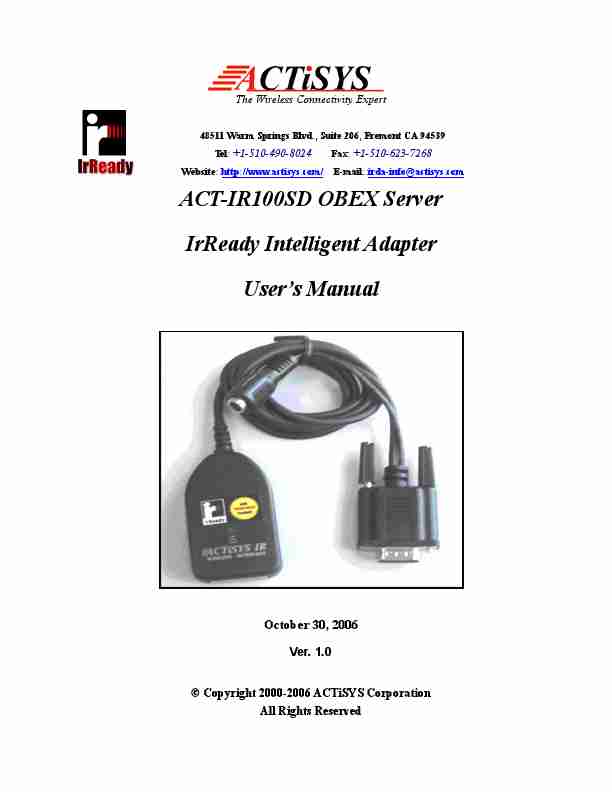 ACTiSYS Network Card ACT-IR100SD-page_pdf